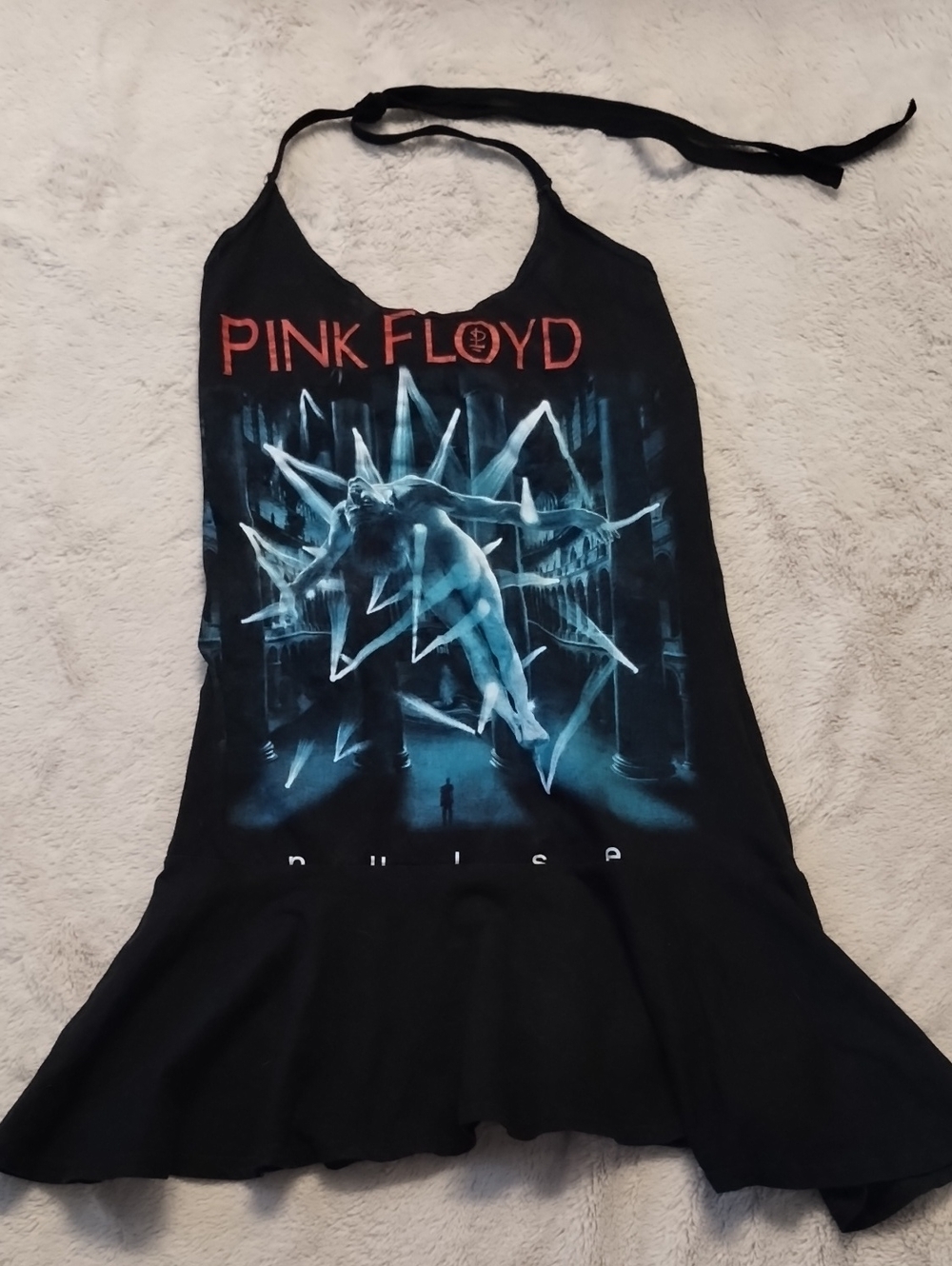 Handmade Pink Floyd Halter Top